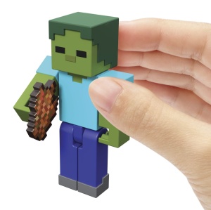 MINECRAFT CRAFT A BLOCK FIGURINA ZOMBI 8CM - Img 4