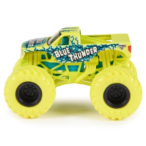 MONSTER JAM MASINUTA METALICA BLUE THUNDER SCARA 1 LA 64 - Img 4