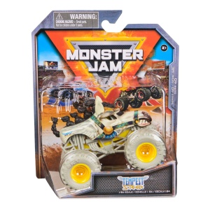 MONSTER JAM MASINUTA METALICA TEMPEST STEED SCARA 1 LA 64 - Img 1