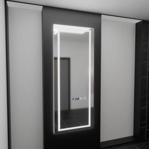 Oglinda LED Rectangulara, 60x150cm, Alessia Senzor Radar Marcello, Sistem Dezaburire, Ceas & Termometru, Dimabila, Dressing Couture - Img 1