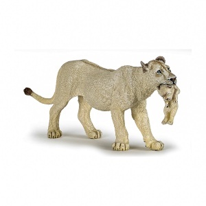 PAPO FIGURINA LEOAICA ALBA CU PUI - Img 1
