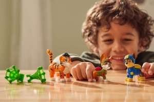 PATRULA CATELUSILOR JUNGLE PUPS SET 3 FIGURINE CHASE TRACKER SI TIGRUL - Img 3