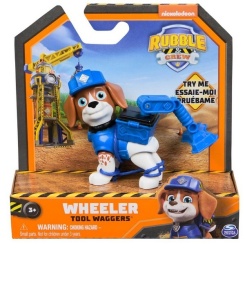 PATRULA CATELUSILOR RUBBLE AND CREW FIGURINA WHEELER 5CM - Img 1