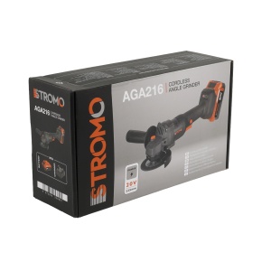 Polizor unghiular pe acumulator Stromo AGA216 4 Ah, 20 V , 7450 rot/min , Brushless - Img 8