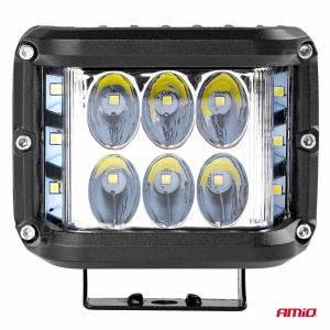 Proiector LED pentru Off-Road, ATV, SSV, culoare 6500K, cu doua functii, tensiune 9 - 36V, dimensiune, 110 x 75 mm - Img 2