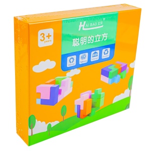 Puzzle din lemn - Forme 3D - Img 2