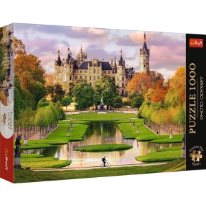 PUZZLE TREFL 1000 PREMIUM PLUS PHOTO ODYSSEY CASTELUL SCHWERIN GERMANIA - Img 1