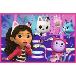 PUZZLE TREFL 2X24 GABBYS DOLLHOUSE AVENTURILE LUI GABBY - Img 3