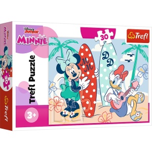 PUZZLE TREFL 30 MINNIE MINNIE LA PLAJA - Img 1