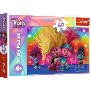 PUZZLE TREFL 60 TROLII PRIETENOSI - Img 1