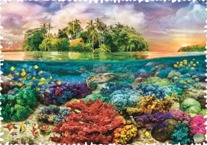 PUZZLE TREFL 600 CU PIESE CIUDATE - INSULA EXOTICA - Img 2