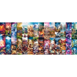 PUZZLE TREFL UFT 21000 CRONICI PAMANTESTI DE LA CREATIE LA VIITOR - Img 3