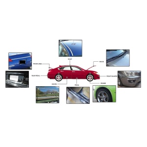 Rola folie crom pentru colantare bandouri sau ornamente auto 150 x 5cm - Img 6