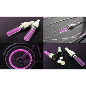 Set 2 Capace Valva cu LED Roz, cu senzor de lumina si miscare - Img 3