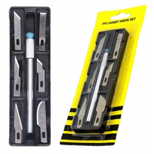 Set 6 buc. cutter + diverse lame de schimb pentru folie autocolant, AVX-AG607A - Img 1