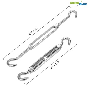 Set montaj Umbrar de Gradina din INOX GB508, 9 piese - Img 3
