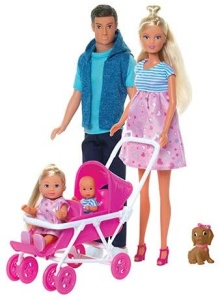 SET STEFFI LOVE FAMILIE CU COPILAS NOU-NASCUT SURPRIZA - Img 2