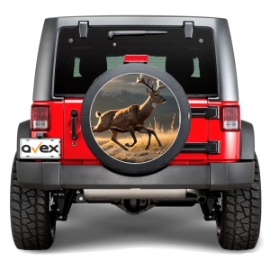 Sticker Auto "Roata de Rezerva" rezistenta la intemperii si raze UV, diametru 55 cm, Cod: AVX-RR06 - Img 1