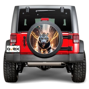 Sticker Auto "Roata de Rezerva" rezistenta la intemperii si raze UV, diametru 55 cm, Cod: AVX-RR16 - Img 1