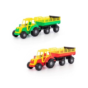 Tractor cu remorca - Altay, 57x17x18 cm, Polesie - Img 1