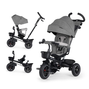 TRICICLETA KINDERKRAFT SPINSTEP, GREY - Img 3