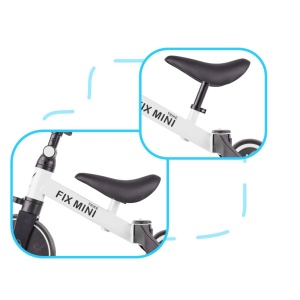 Tricicleta TRIKE FIX MINI, 3in1 adaptabila, culoare Alba - Img 4