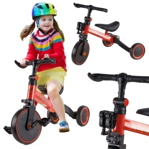 Tricicleta TRIKE FIX MINI, 3in1 adaptabila, culoare Rosie - Img 1