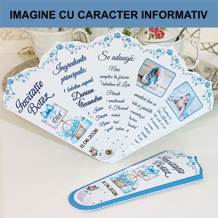 Invitatie Botez Evantai IEVB4 - Img 4