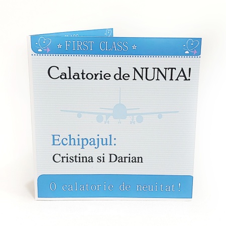 Magnet cu Plic Poveste Bilet de Avion - Img 3