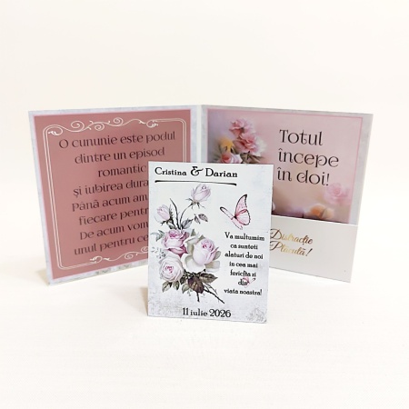 Magnet cu Plic Poveste Vintage Wedding - Img 4