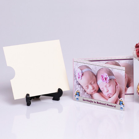 Invitatie Gemeni Dubla 2-Strumfite - Img 2