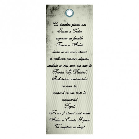 Invitatie Nunta Label INL33