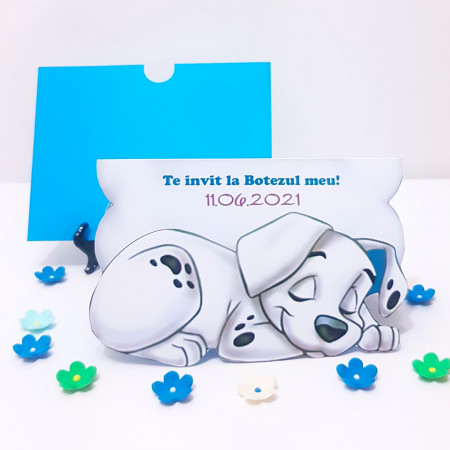 Invitatii Botez Contur Dalmatian 8 - Img 3