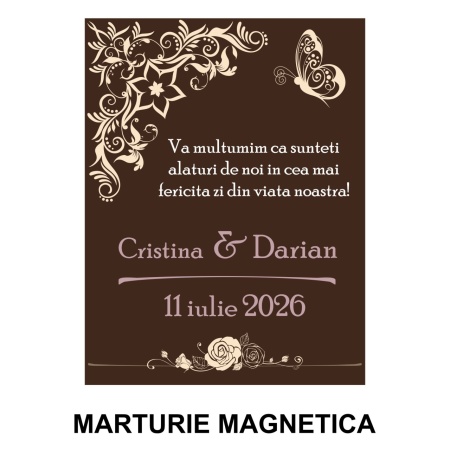 Magnet cu Plic Poveste Fluturi - Img 2