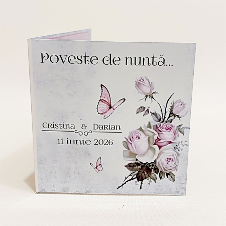 Magnet cu Plic Poveste Vintage Wedding - Img 2