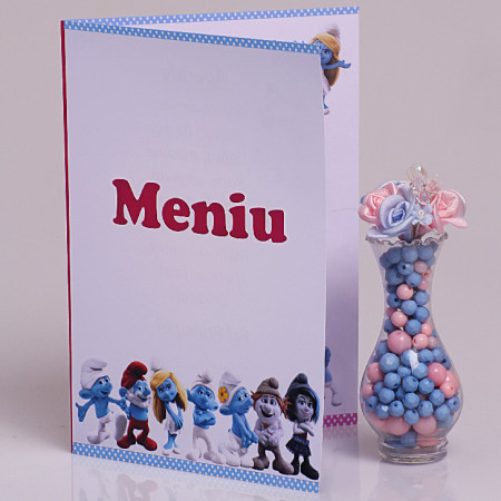 Meniu Botez Gemeni Simplu Strumfi 2