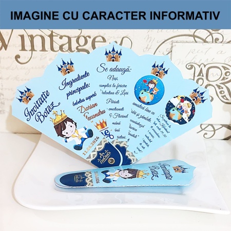 Invitatie Botez Evantai IEVBF3 - Img 3