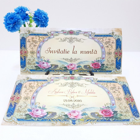 Invitatie Nunta BBS7 Victorian 1 - Img 2