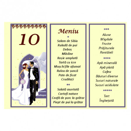 Meniu Nunta MN17