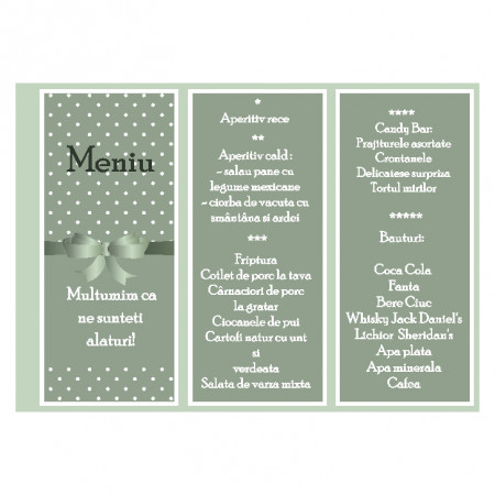 Meniu Nunta MN37 - Img 2