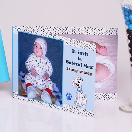 Invitatie Botez Dubla Dalmatian - Img 2