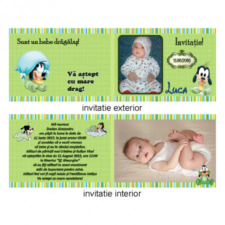 Invitatie Botez Dubla Goofy - Img 3