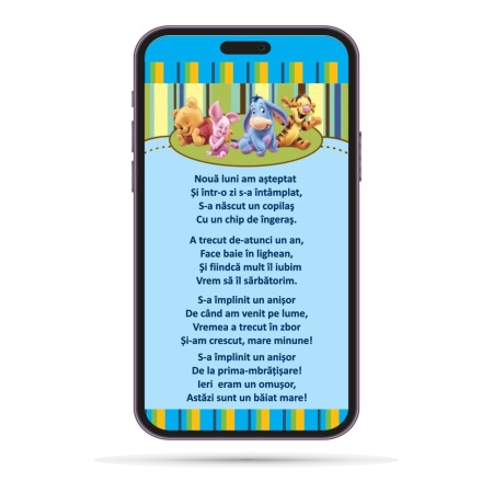 Invitatii Electronice Mot - Winnie The Pooh - Img 2