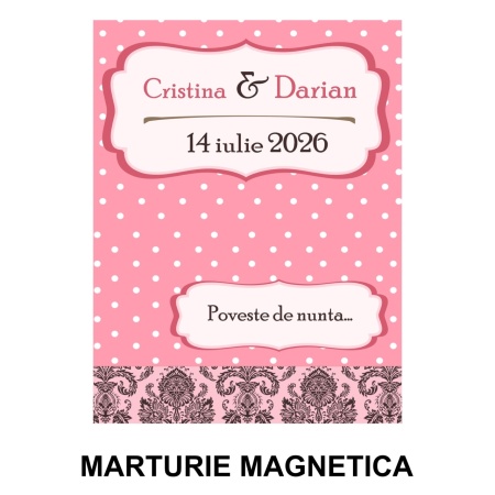 Magnet cu Plic Poveste Pink - Img 2