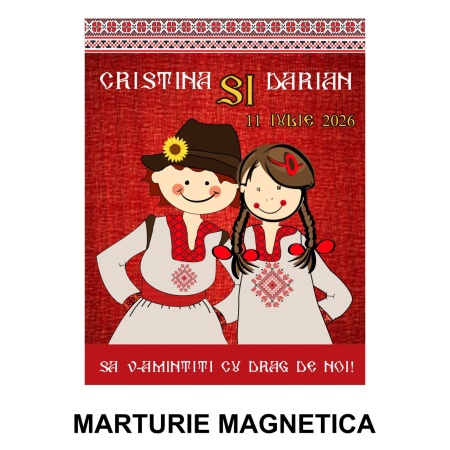 Magnet cu Plic Poveste Traditional Romanesc - Img 7