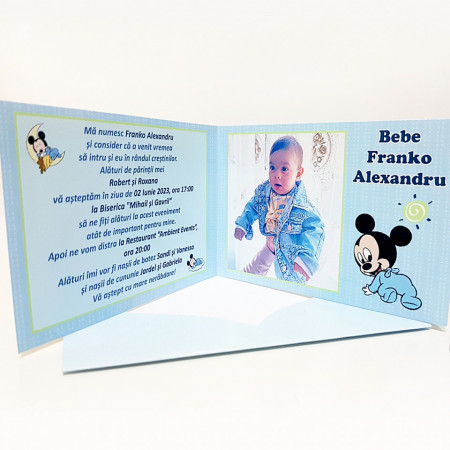 Invitatie Botez Dubla Mickey Mouse 3 - Img 8