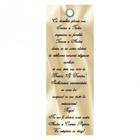 Invitatie Nunta Label INL37
