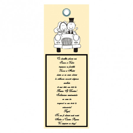 Invitatie Nunta Label INL41