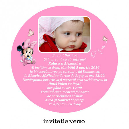 Invitatii Botez Rotunde Minnie Mouse 4 - Img 3