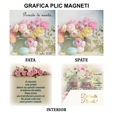 Magnet cu Plic Poveste Vintage - Img 7